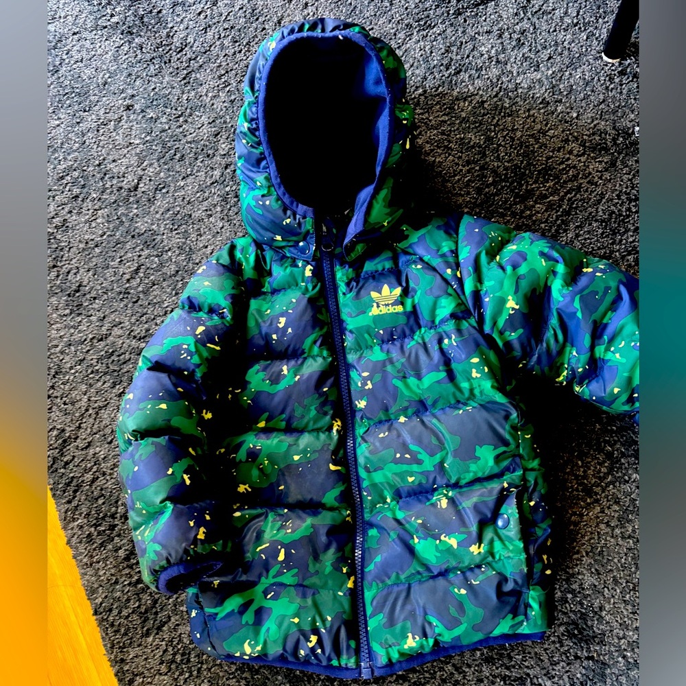Adidas down puffer winter jacket